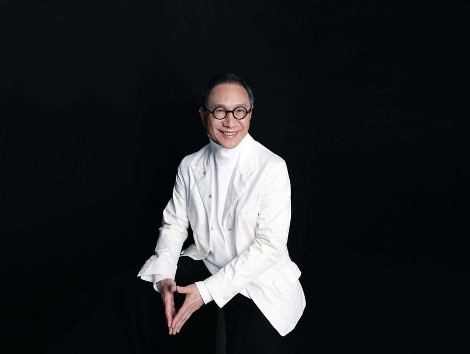 Portrait of designer Alan Chan — featured in Vogue HK coverage