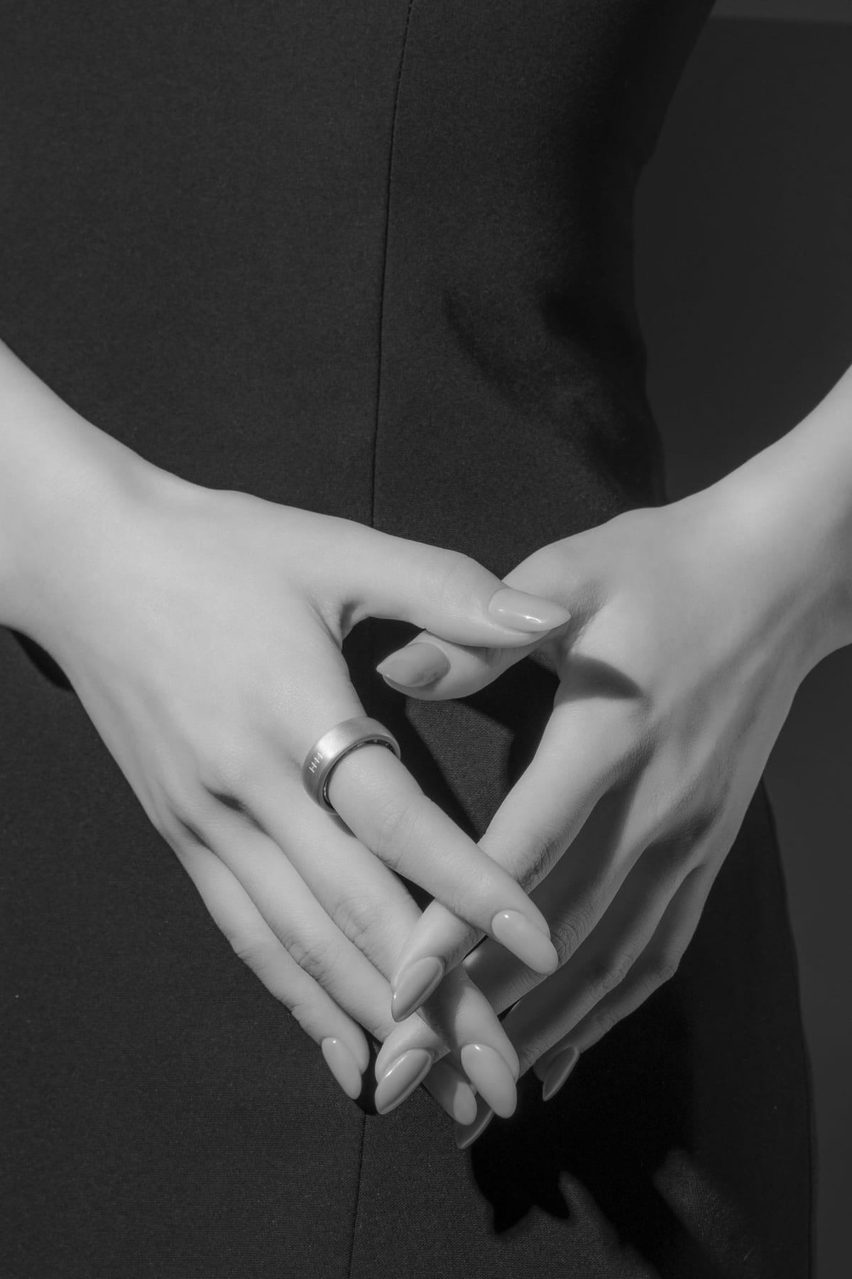 TAIJI smart ring on a neutral surface